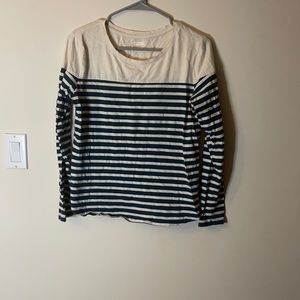 Dark green striped shirt